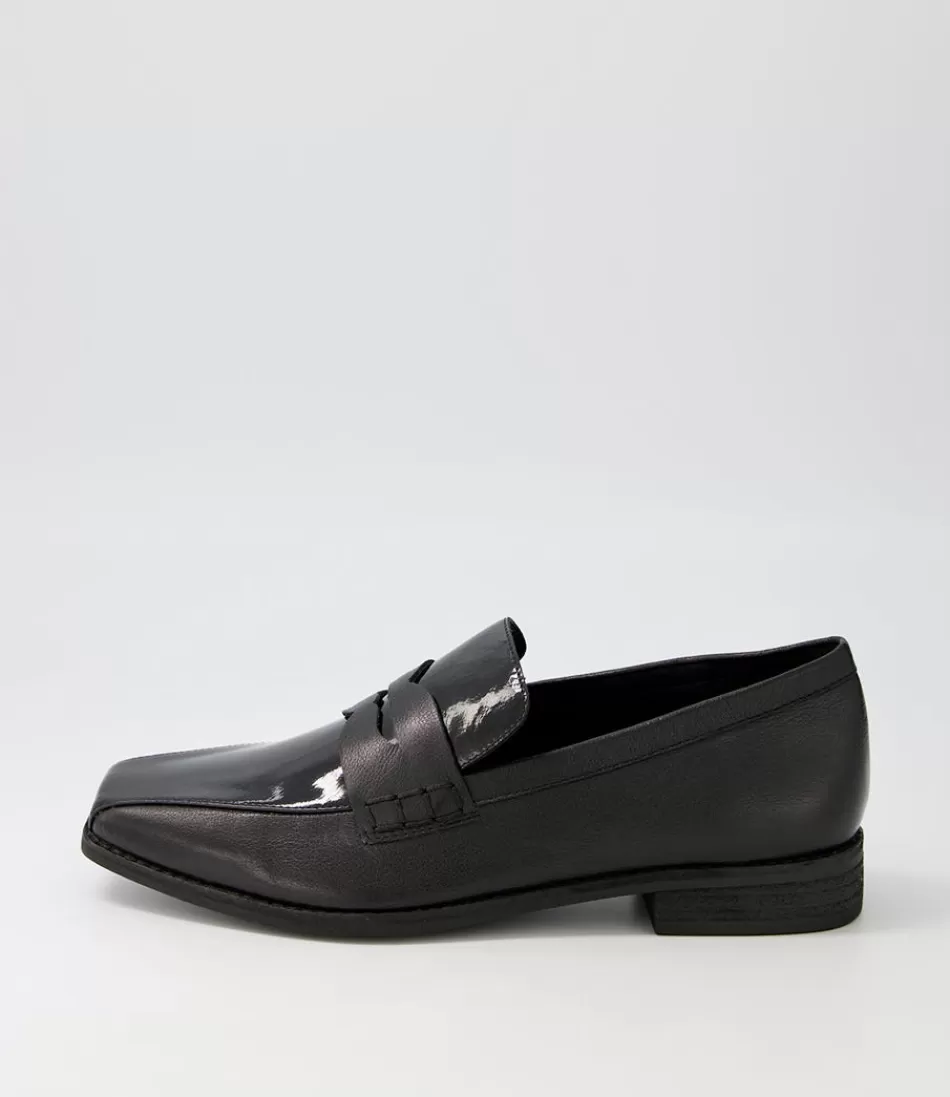 Women DJANGO & JULIETTE Loafers<Agape Black Patent Leather Loafers