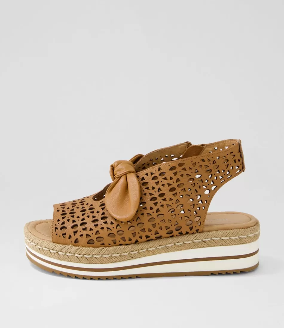 Women DJANGO & JULIETTE Espadrilles<Altona Dark Tan Leather Espadrilles