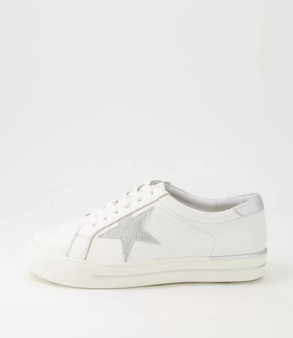 Women ZIERA Sneakers<Alysia W White Silver Speckle Multi Sneakers