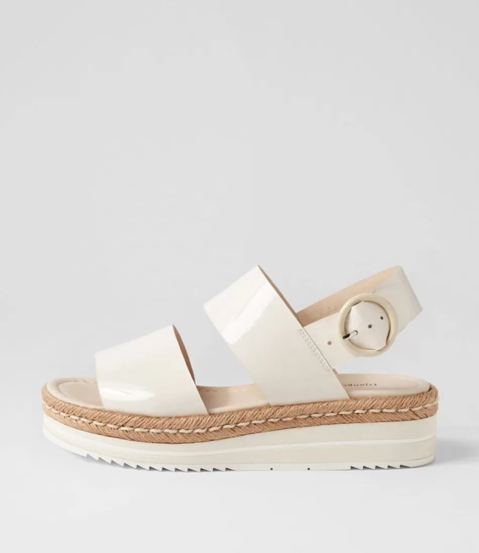 Women DJANGO & JULIETTE Espadrilles<Atha Ivory Patent Leather Sandals