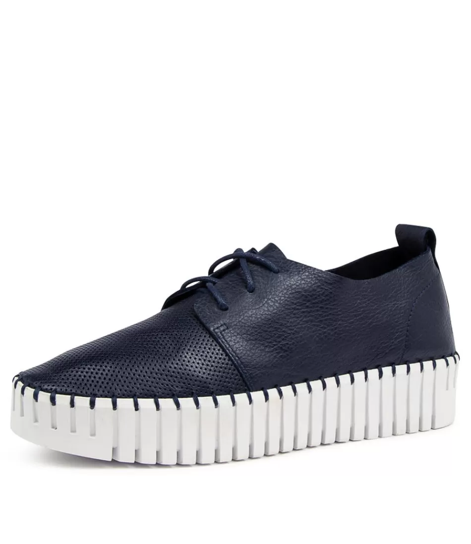 Women DJANGO & JULIETTE Wedges<Batu Dj Navy White Sole Leather