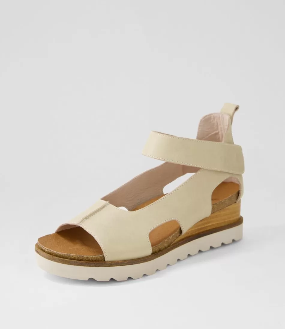 Women DJANGO & JULIETTE Wedges<Beasla Almond Leather Sandals