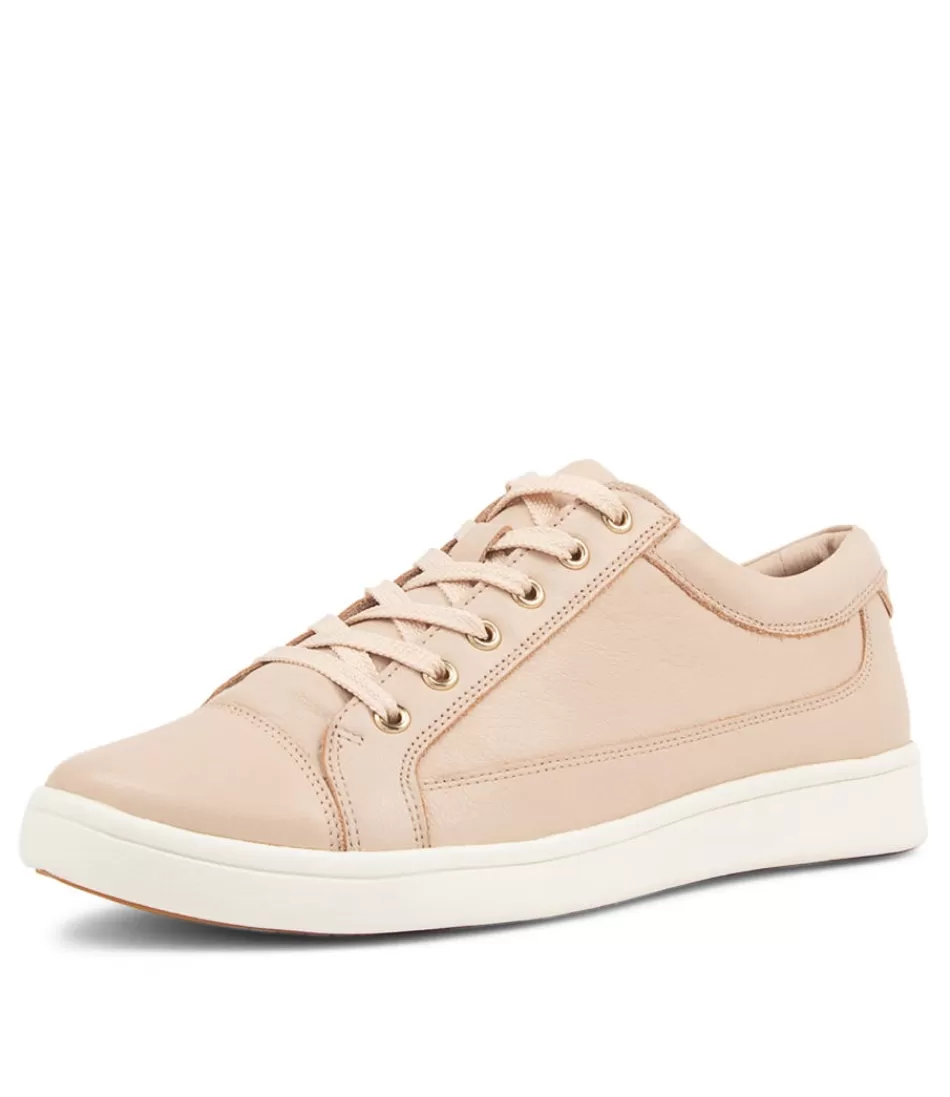 Women ZIERA Sneakers<Danni Xf Pale Pink Leather Sneakers