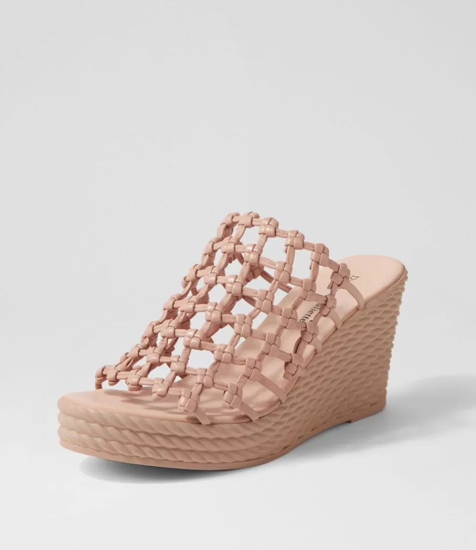 Women DJANGO & JULIETTE Wedges<Essexx Rose Leather Sandals