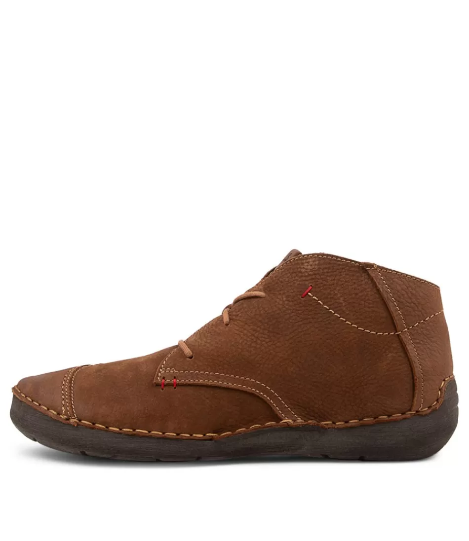 Women JOSEF SEIBEL Boots<Fergey 18 Castagne Leather Ankle Boots