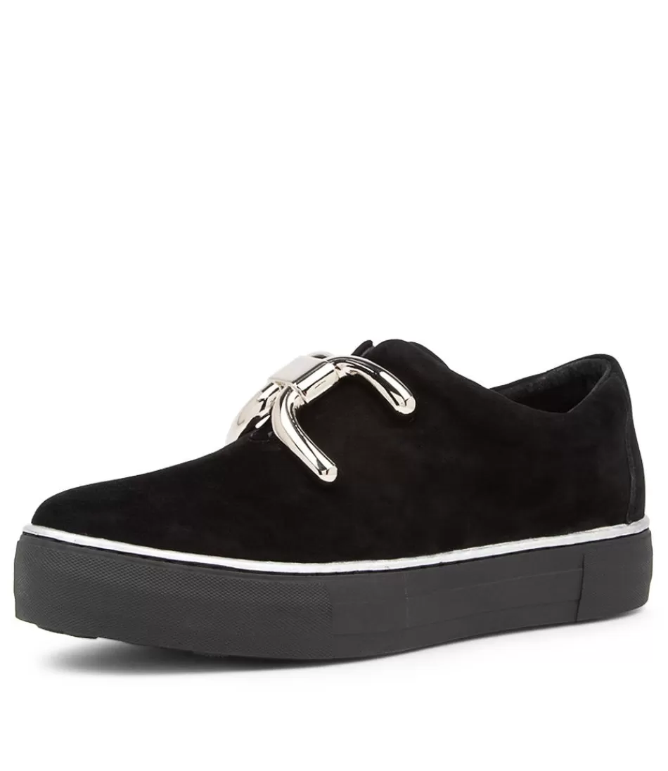 Women DJANGO & JULIETTE Sneakers<Filpy Black Suede Sneakers Black Sole