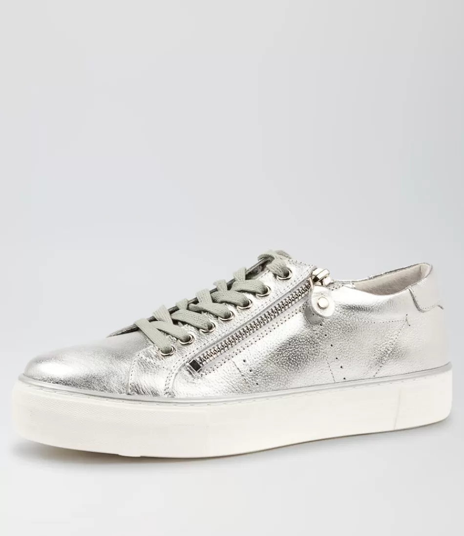 Women DJANGO & JULIETTE Sneakers<Froggy Dj Silver Leather