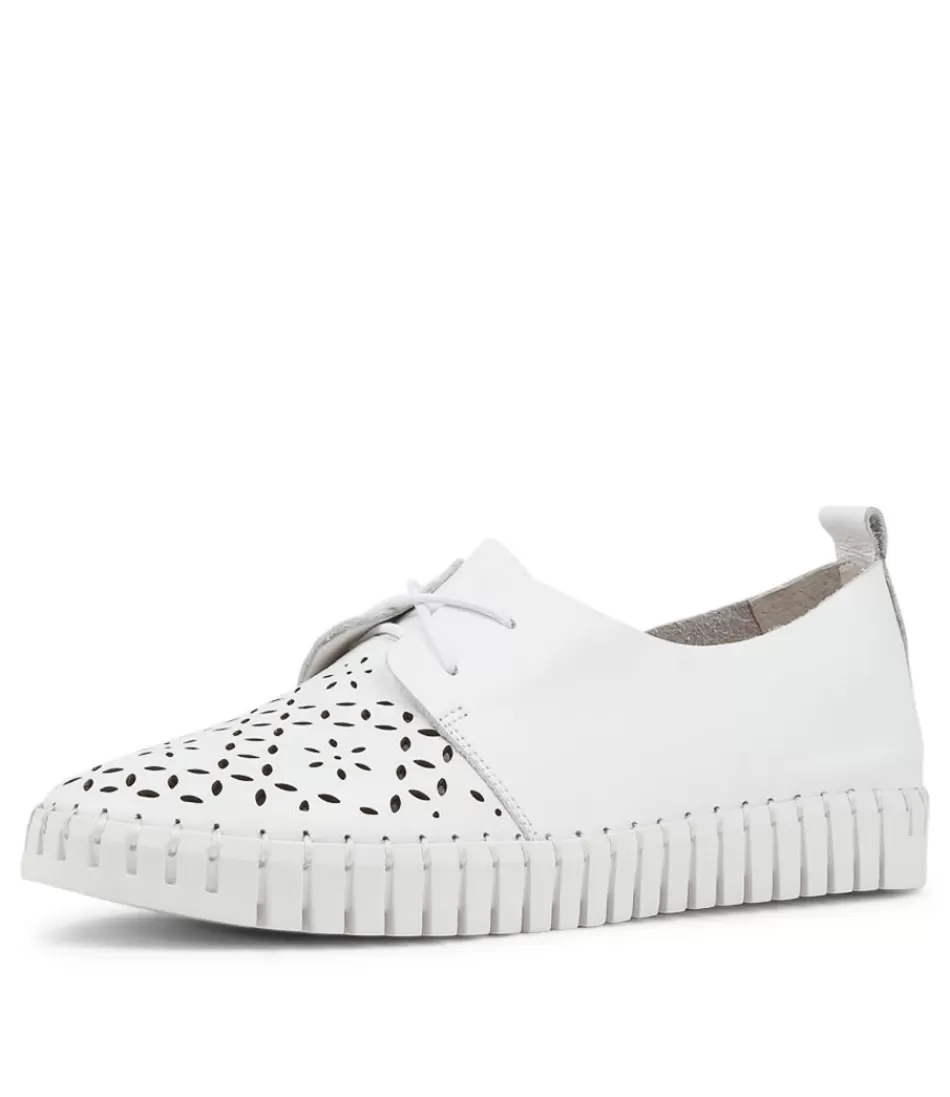 Women DJANGO & JULIETTE Sneakers<Hexter White Leather Sneakers Ws