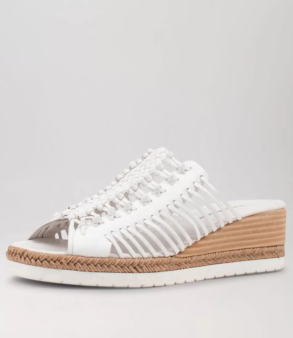 Women DJANGO & JULIETTE Espadrilles<Ianto White Leather Espadrilles