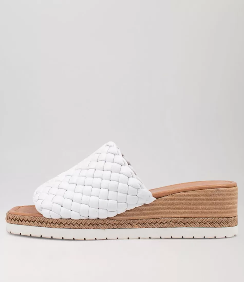 Women DJANGO & JULIETTE Espadrilles<Idalis White Leather Espadrilles