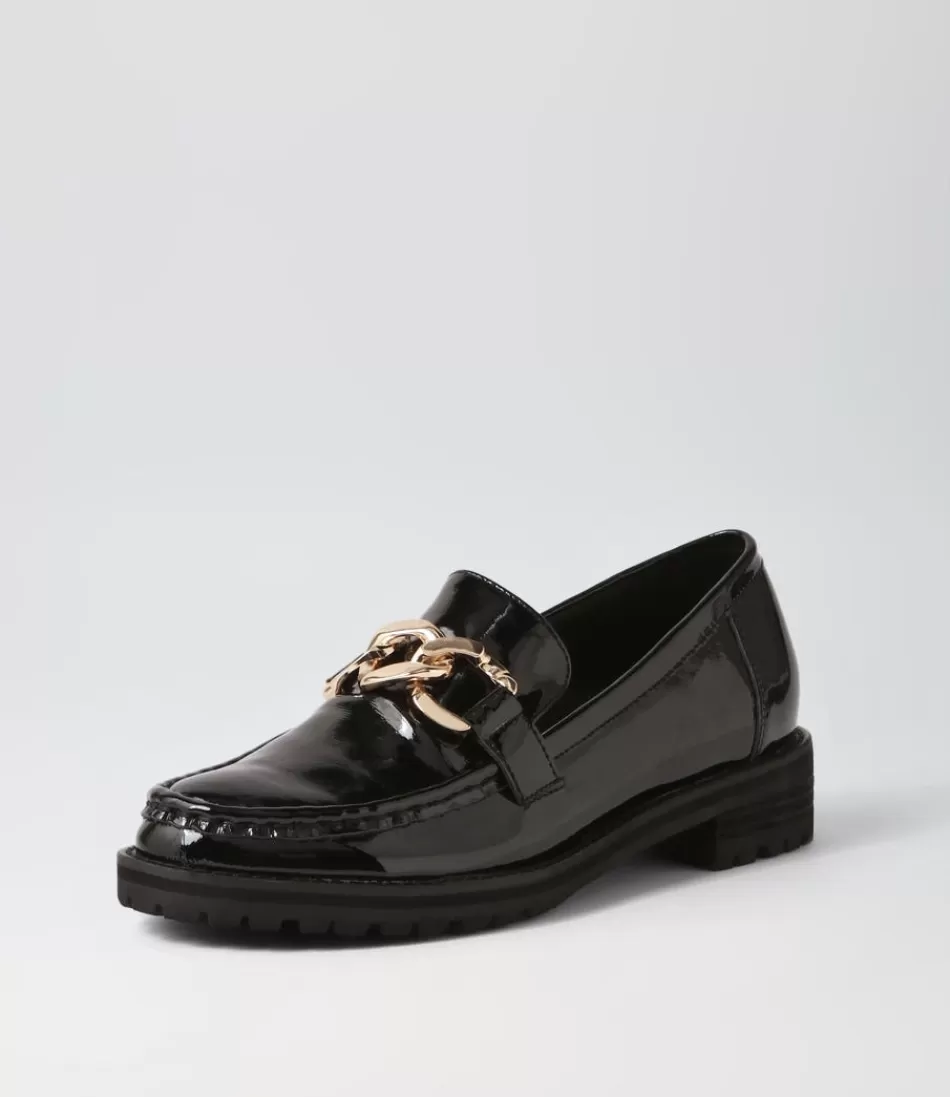 Women ZIERA Loafers<Misima W Black Patent Leather Loafers