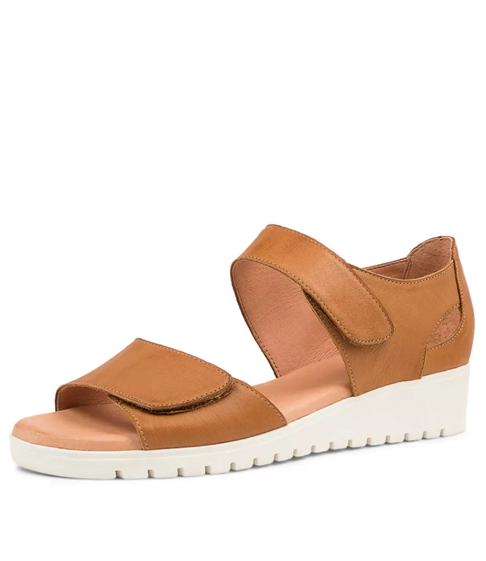 Women DJANGO & JULIETTE Wedges<Monte Dj Dk Tan White Sole Leather