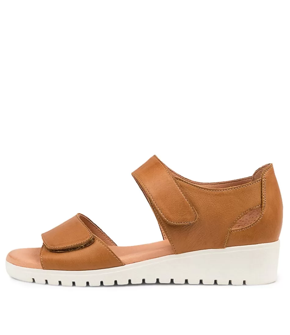 Women DJANGO & JULIETTE Wedges<Monte Dj Dk Tan White Sole Leather