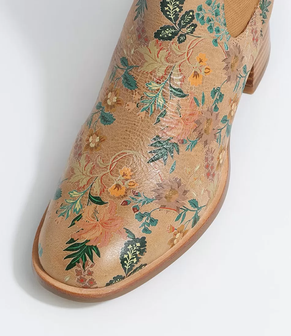 Women DJANGO & JULIETTE Boots<Noyce Vintage Tan Leather Chelsea Boots