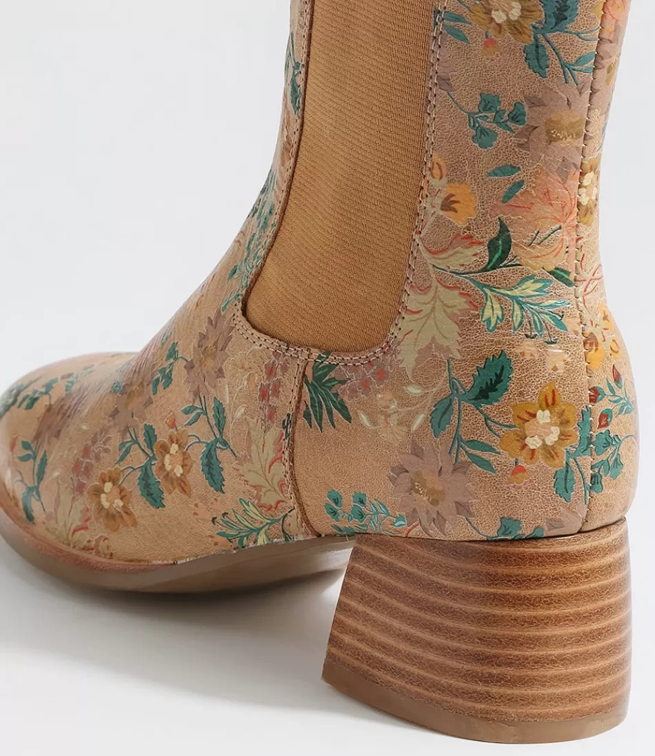 Women DJANGO & JULIETTE Boots<Noyce Vintage Tan Leather Chelsea Boots
