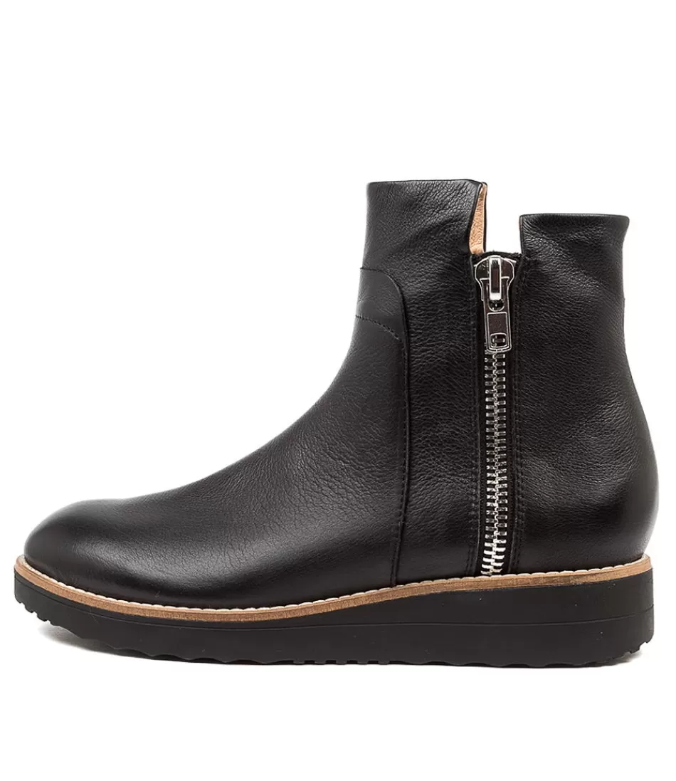 Women TOP END Boots<Osvaldo Black-Blk Sle Lea
