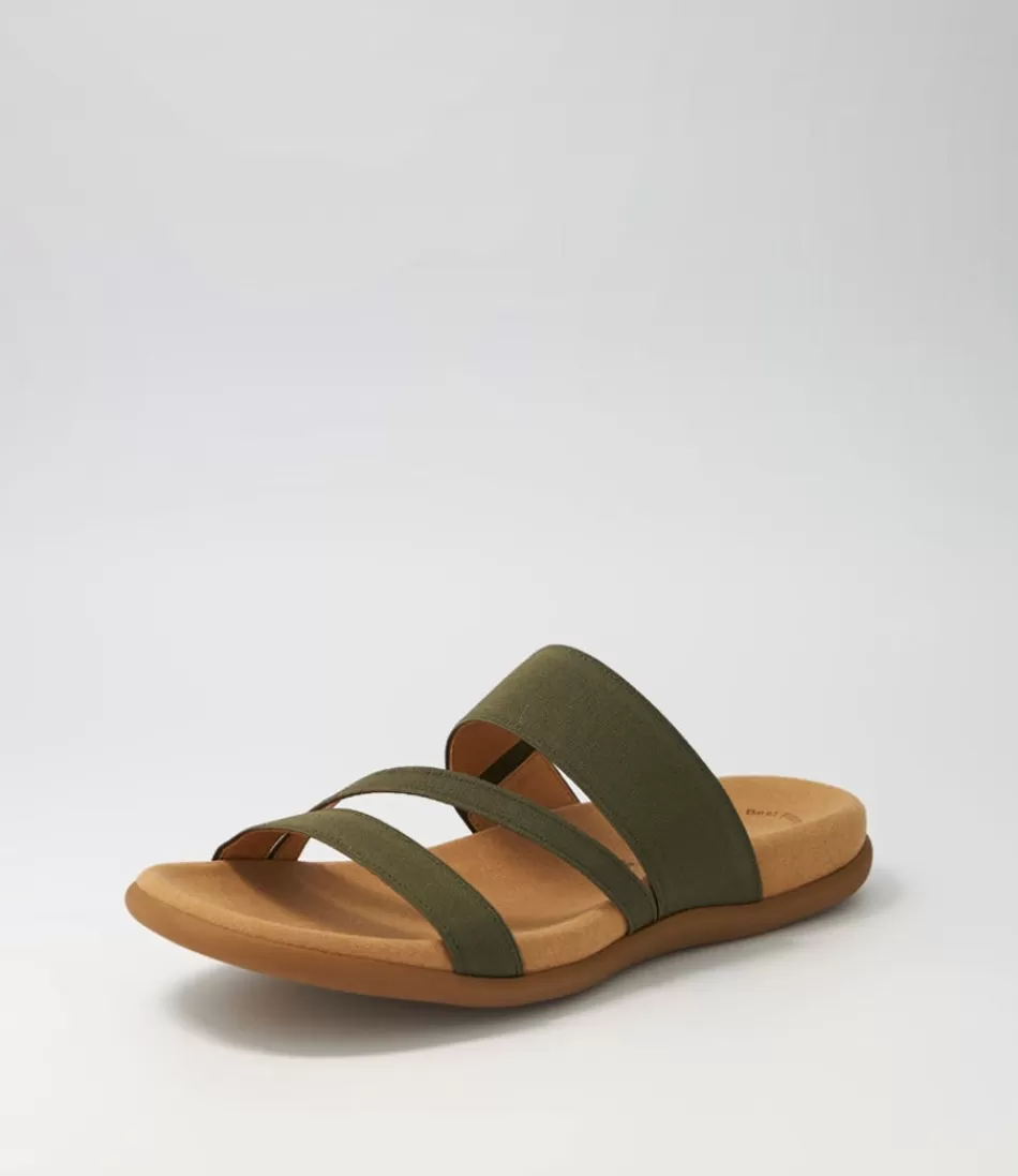 Women GABOR Comfort<Rachie Olive Elastic Sandals
