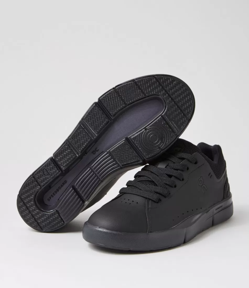 Women ON Sneakers<Roger Advantage W All Black Vegan Sneakers