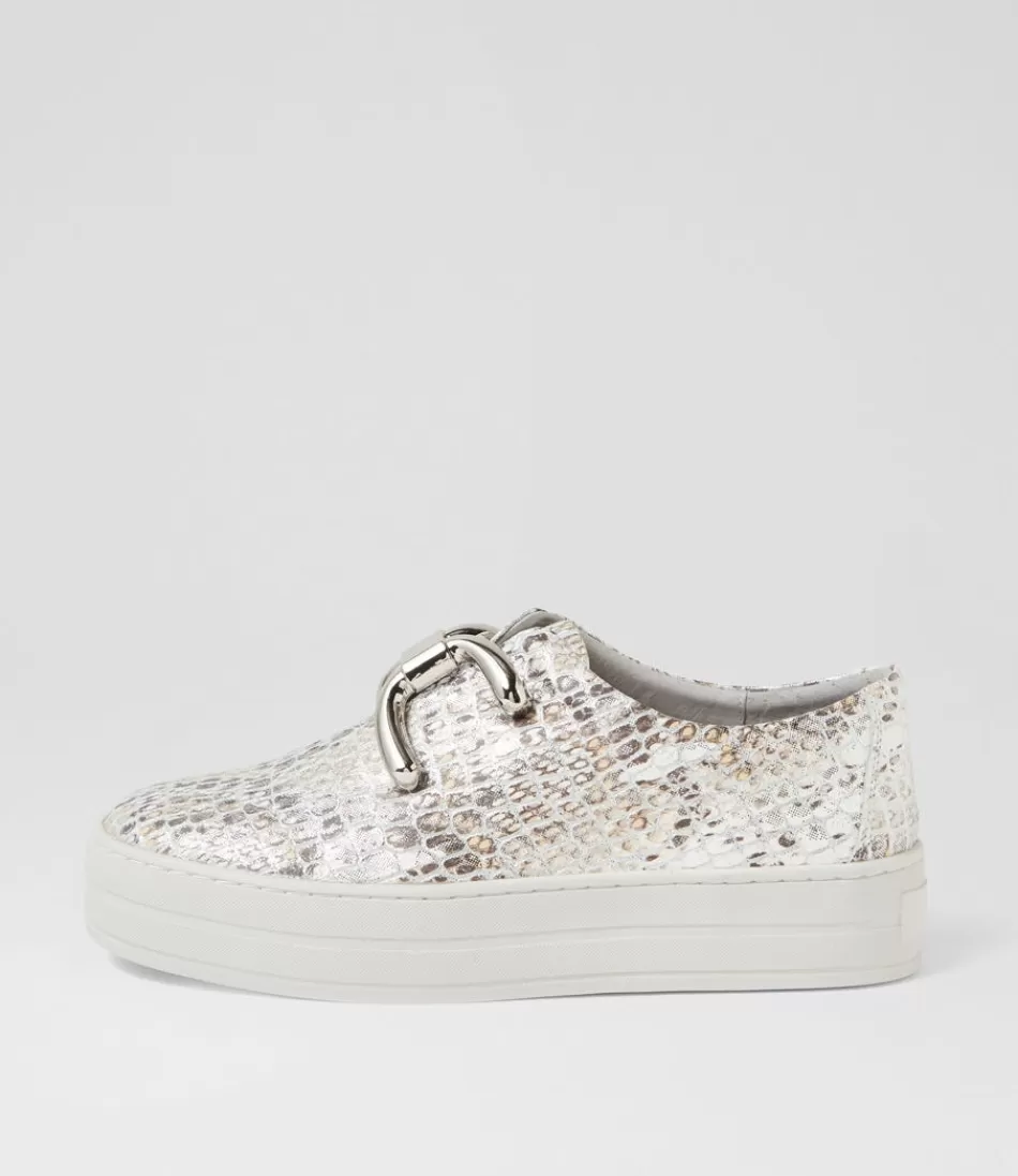 Women DJANGO & JULIETTE Sneakers<Shelina Misty Multi Croc Leather Sneakers