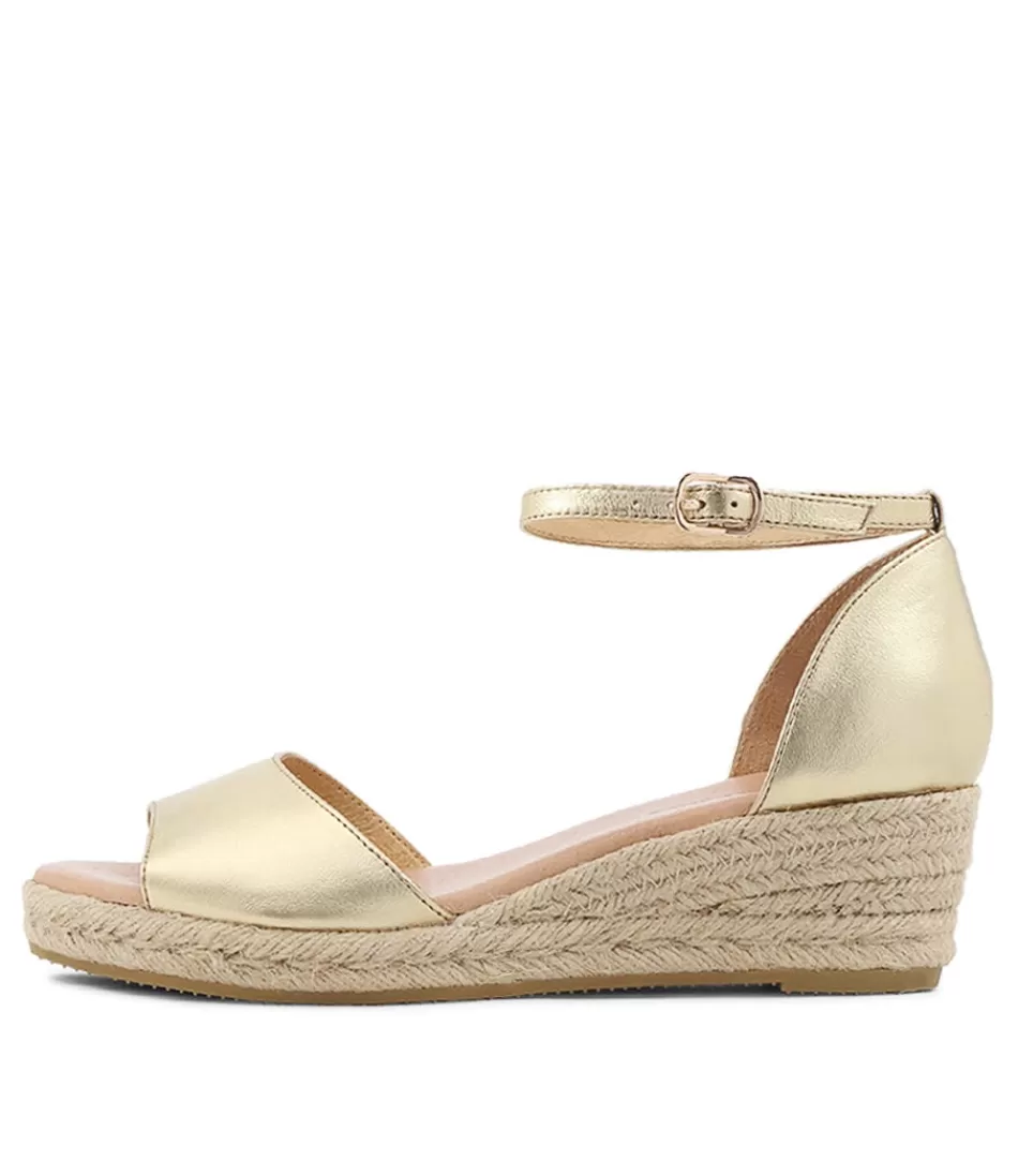 Women DJANGO & JULIETTE Espadrilles<Skip Gold Natural Rope Leather Espadrilles