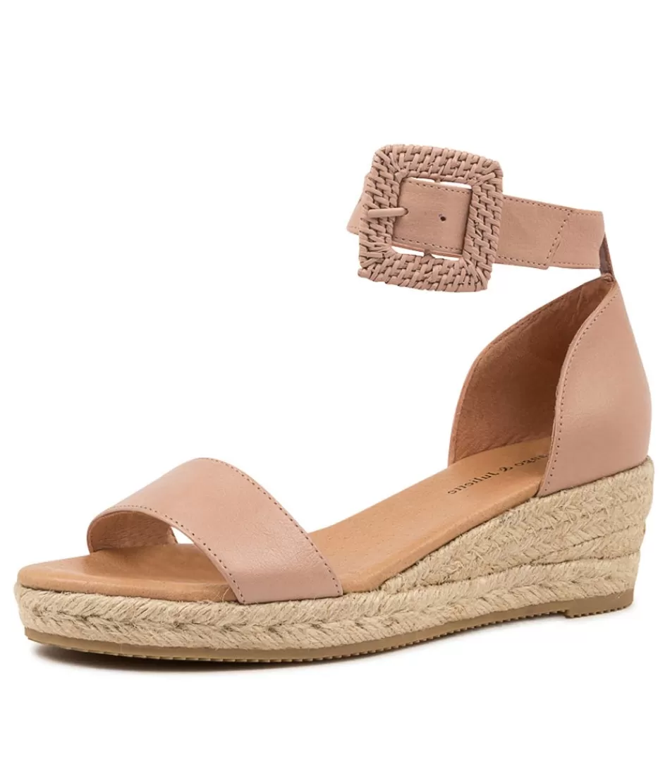 Women DJANGO & JULIETTE Espadrilles<Sprout Dj Rose Rose Leather Buckle