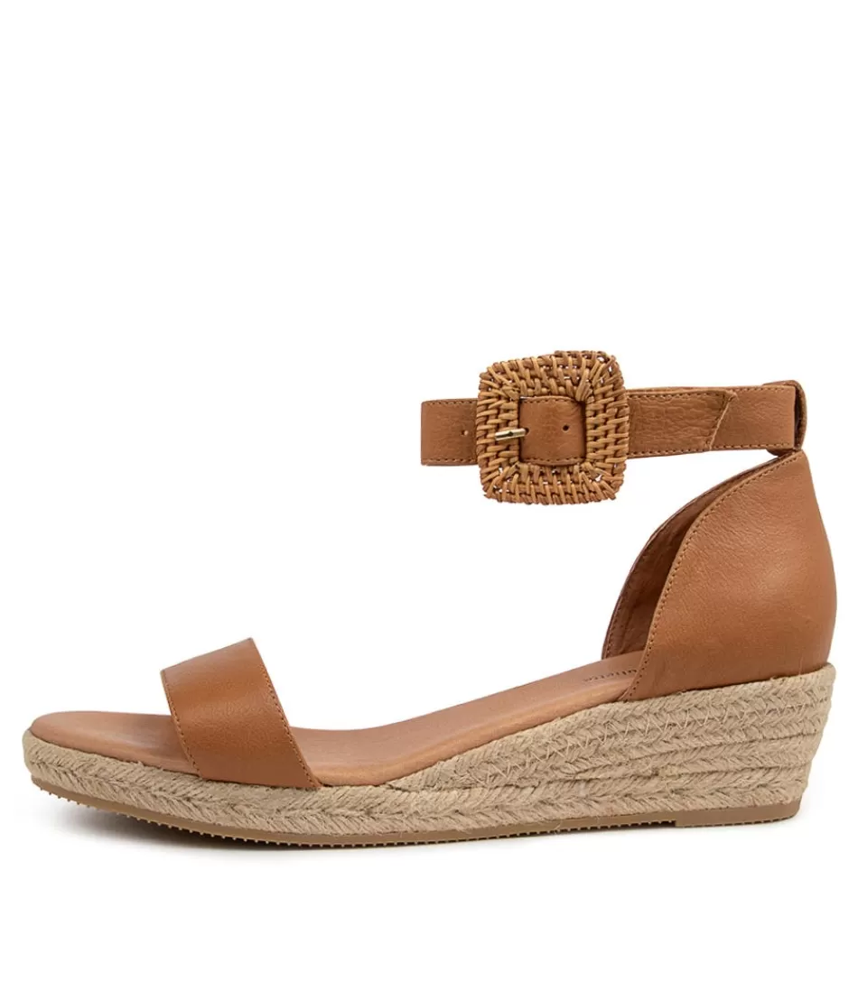 Women DJANGO & JULIETTE Espadrilles<Sprout Lrg Dk Tan Leather
