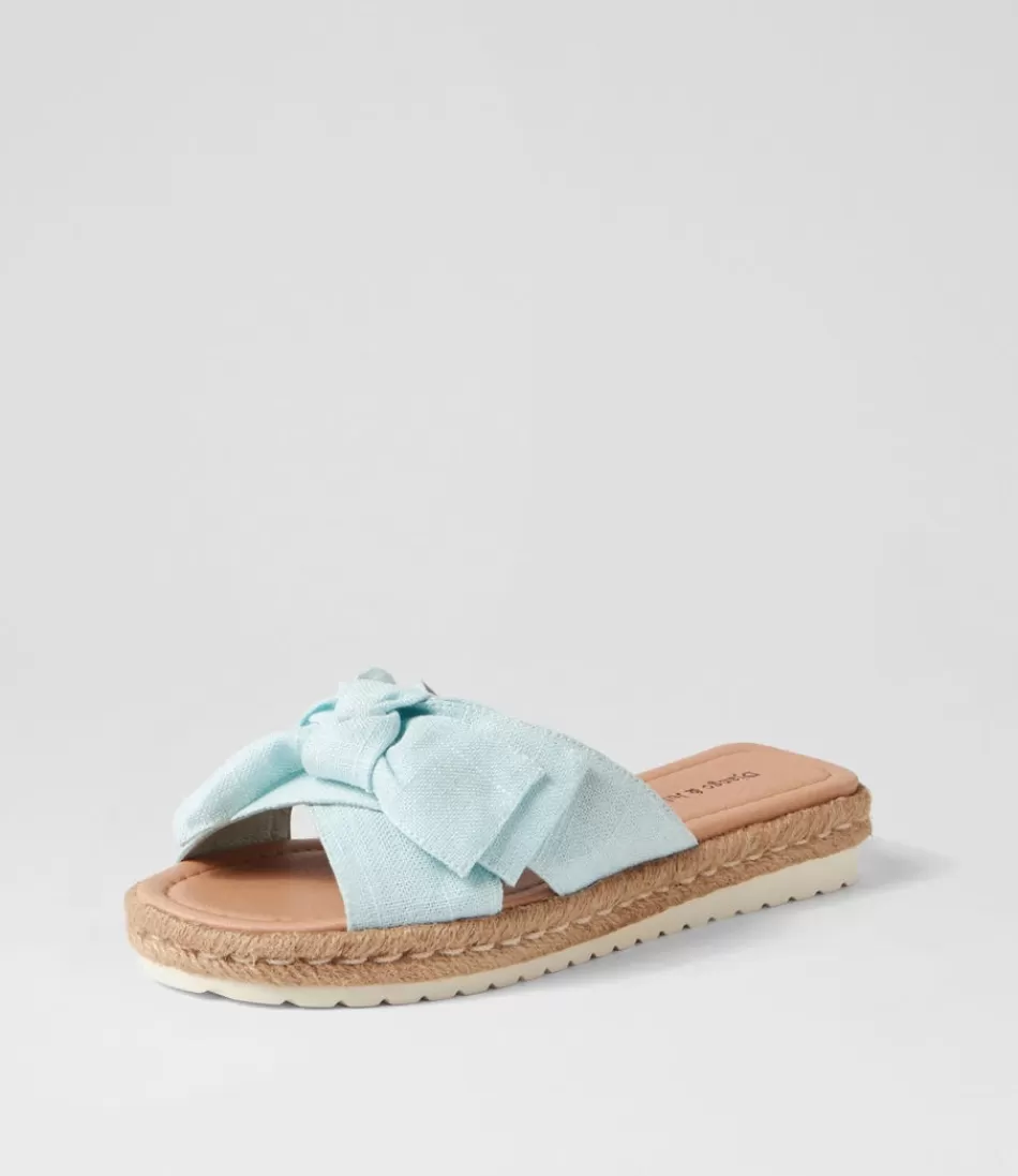 Women DJANGO & JULIETTE Espadrilles<Stannis Pale Blue Fabric Espadrilles