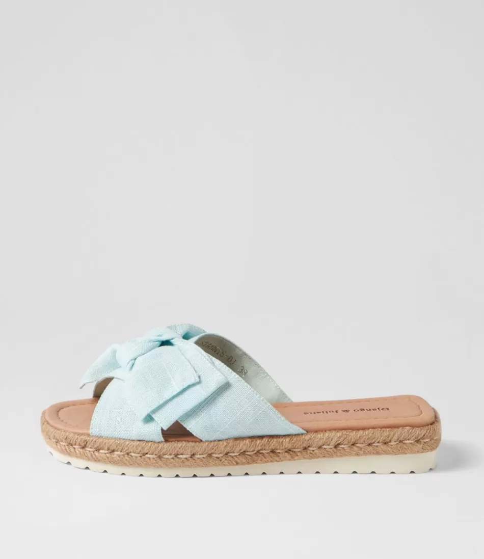 Women DJANGO & JULIETTE Espadrilles<Stannis Pale Blue Fabric Espadrilles