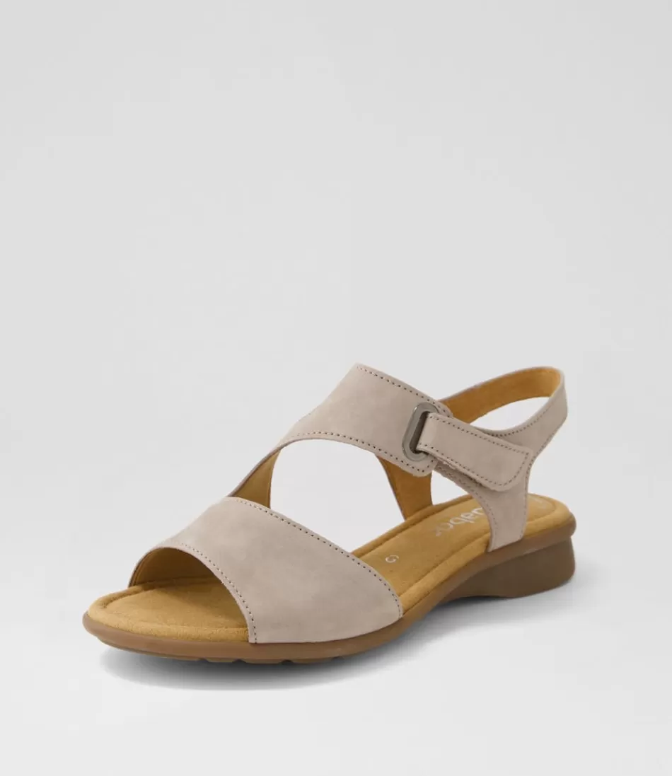Women GABOR Comfort<Suraya Leinen Nubuck Sandals