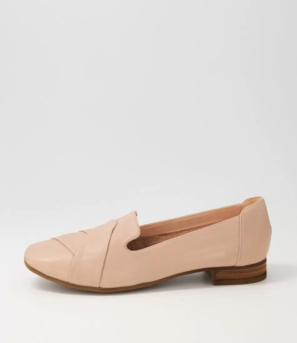 Women DIANA FERRARI Loafers<Tilony Dark Nude Leather Loafers
