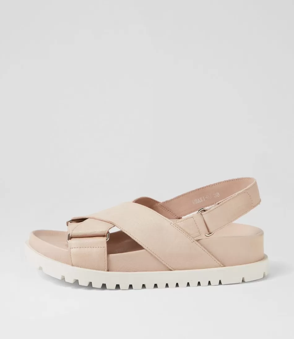 Women DJANGO & JULIETTE Sandals<Ubari Nude White Leather Sandals
