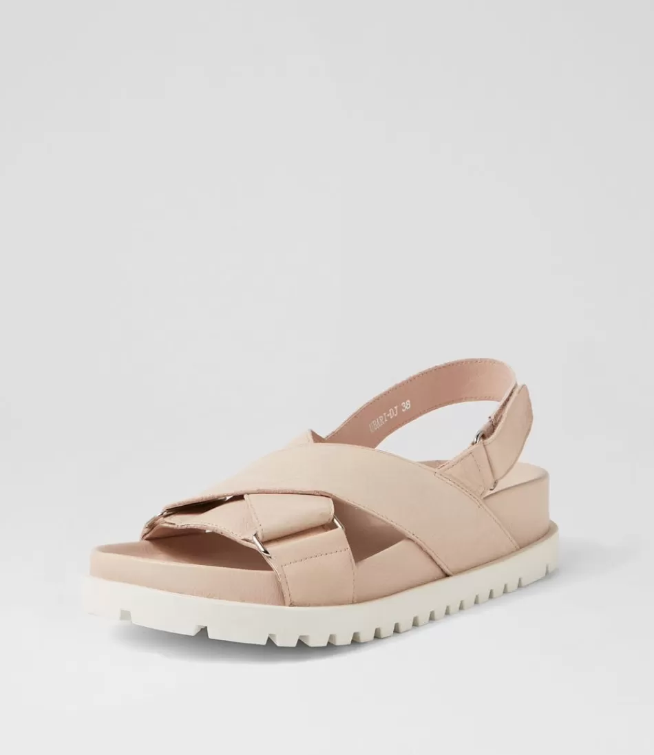 Women DJANGO & JULIETTE Sandals<Ubari Nude White Leather Sandals