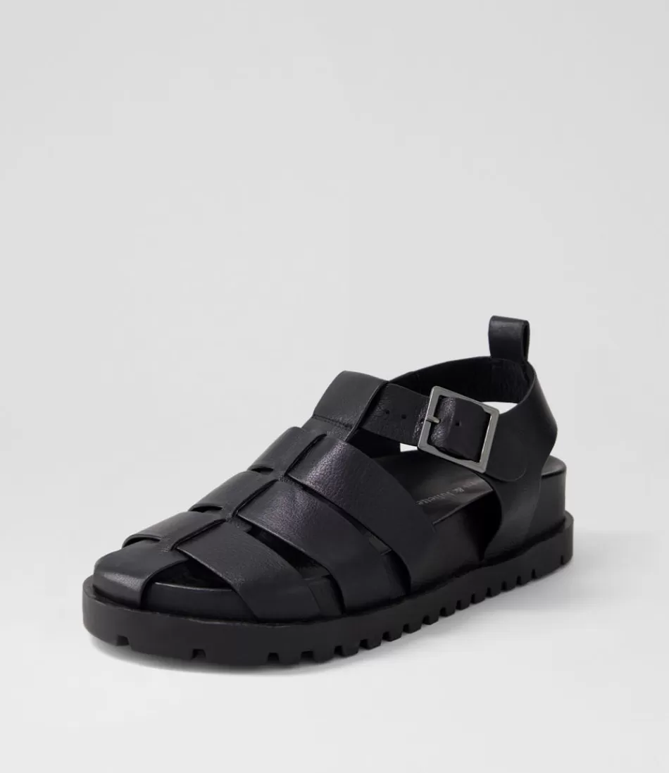Women DJANGO & JULIETTE Sandals<Ulycia Black Leather Sandals