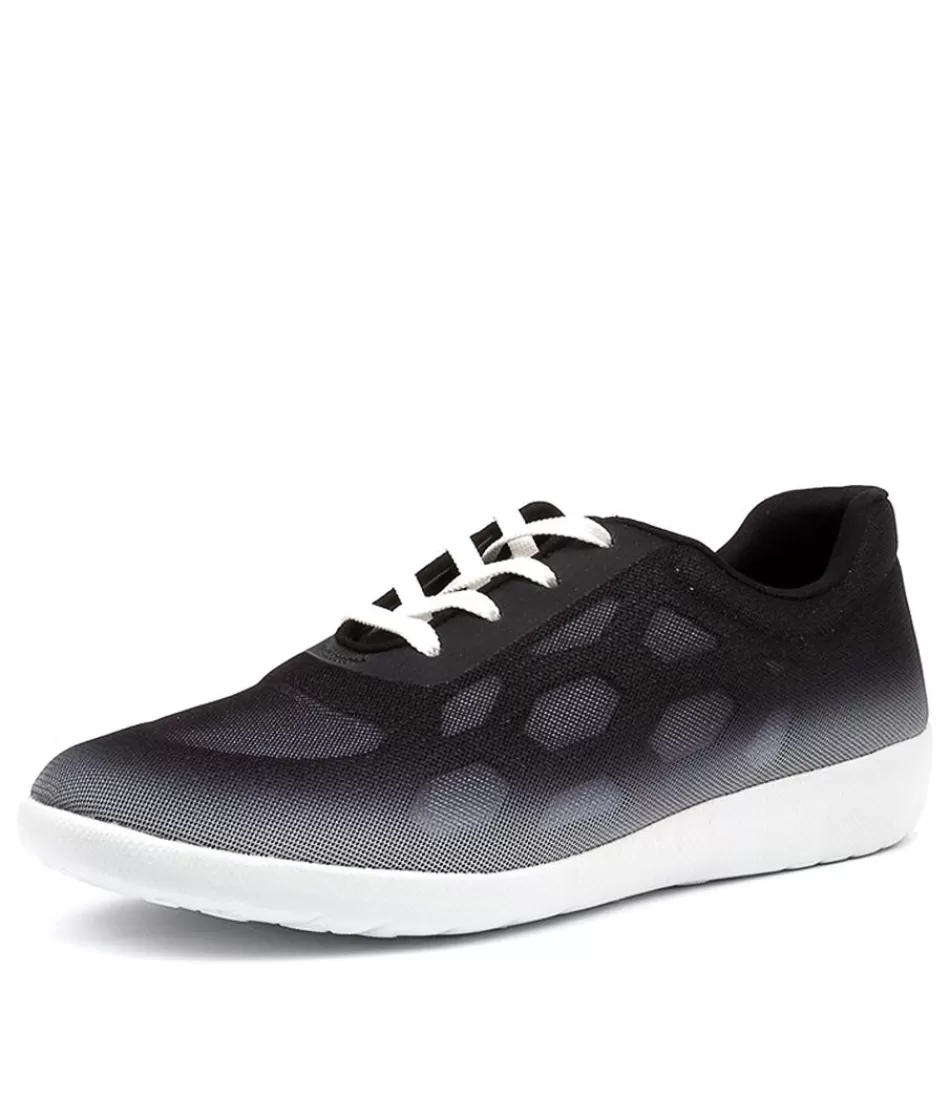 Women ZIERA Comfort<Umbria Xf Blk Omb-Wht Msh