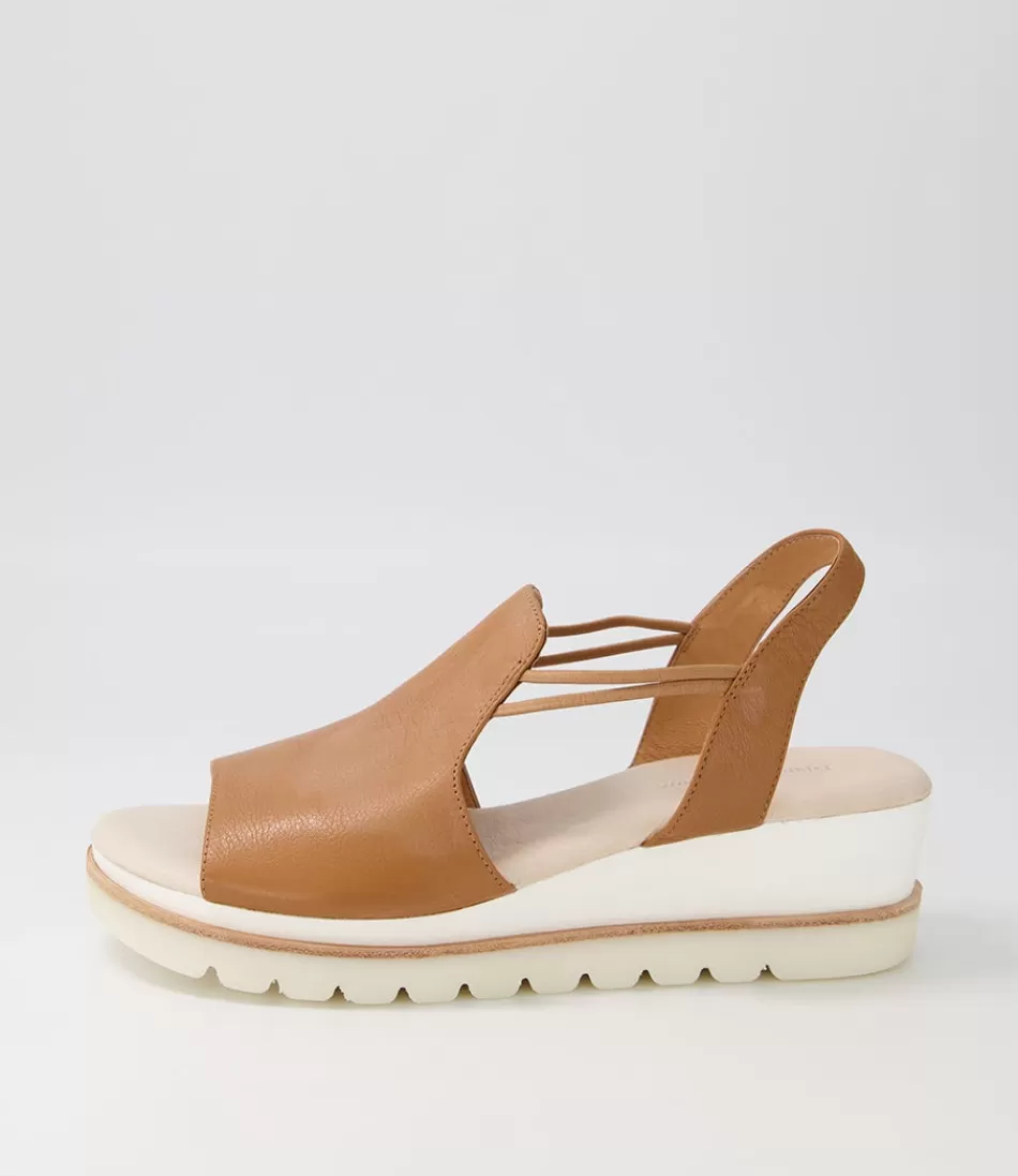 Women DJANGO & JULIETTE Wedges<Wadmire Dark Tan Leather Sandals