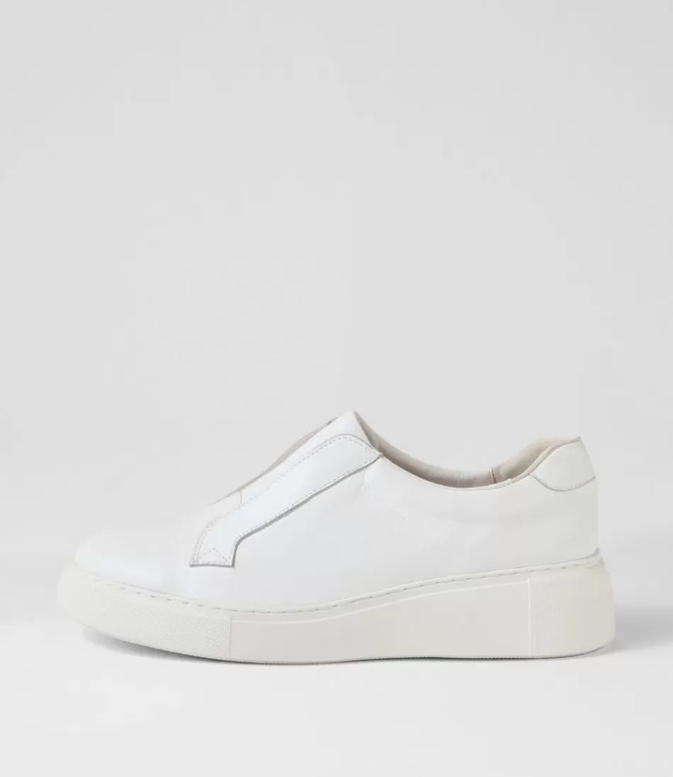 Women DJANGO & JULIETTE Sneakers<Yiara White Leather Sneakers