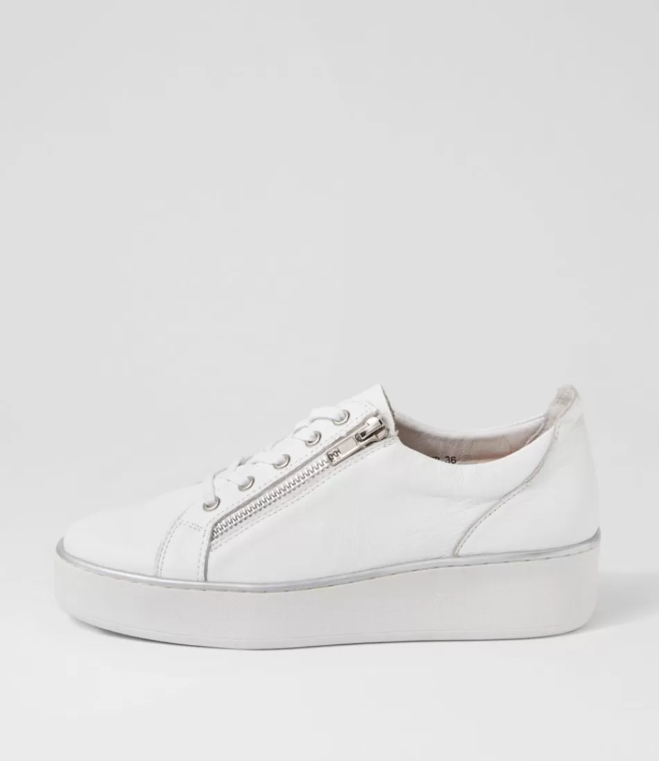 Women ZIERA Sneakers<Zissy W White Leather Sneakers